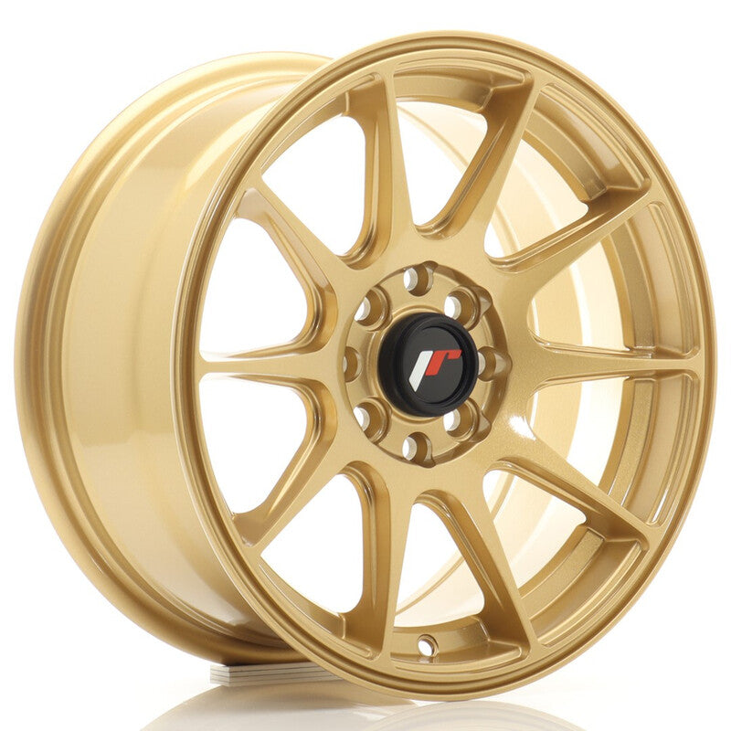 Carica immagine in Galleria Viewer, Cerchio Japan Racing JR-11 7x15 4x100/4x108 ET30 - Oro
