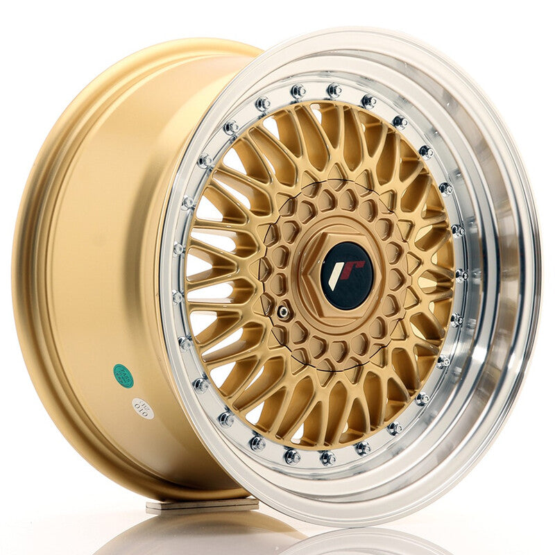 Carica immagine in Galleria Viewer, Cerchio Japan Racing JR-9 8x16 foratura su misura 4/5 fori ET25 - Oro
