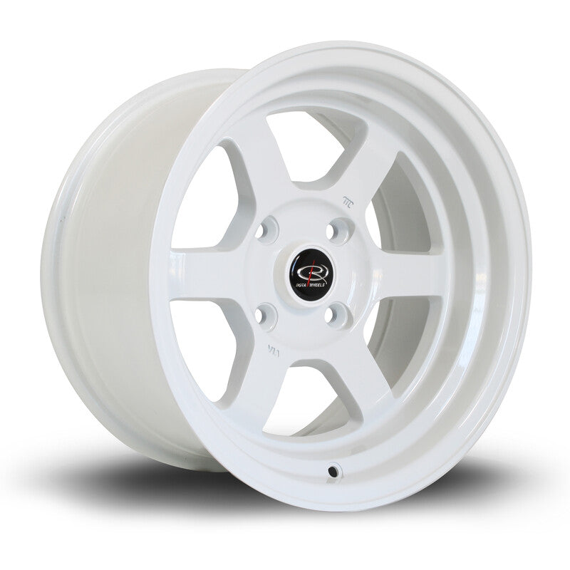 Cerchio Rota Grid V 8x15 4x114.3 ET0 - Bianco