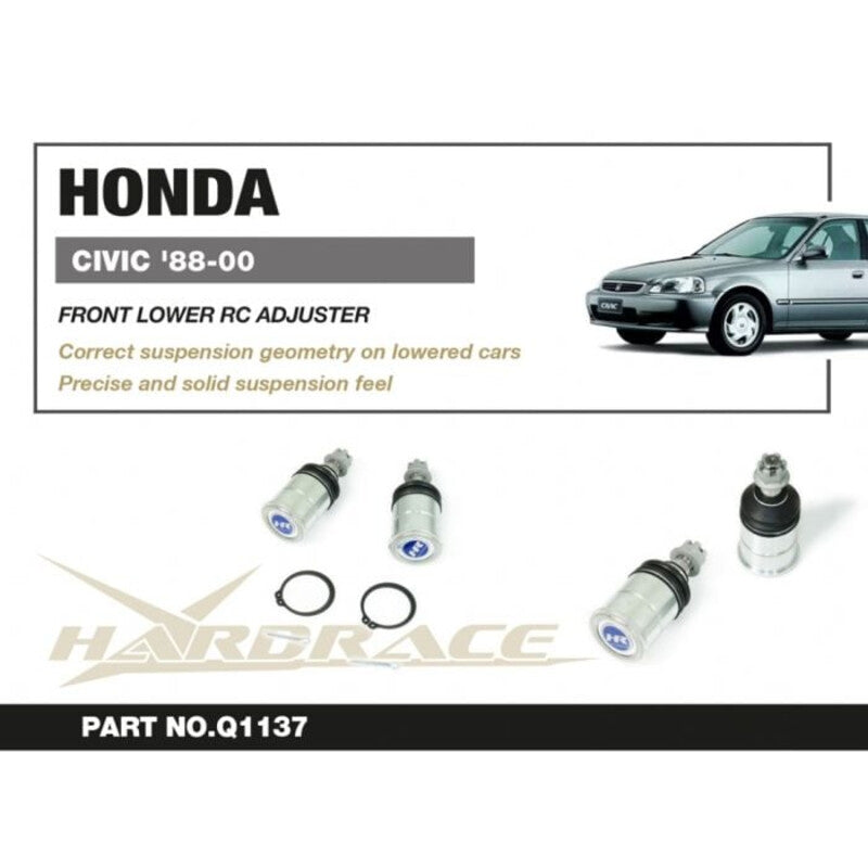Snodi Sospensione Inferiori Anteriori Allungati Hardrace per Honda Integra DC / DB (94-00)