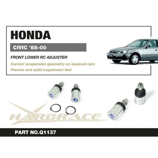 Snodi Sospensione Inferiori Anteriori Allungati Hardrace per Honda CR-V RD (97-01)