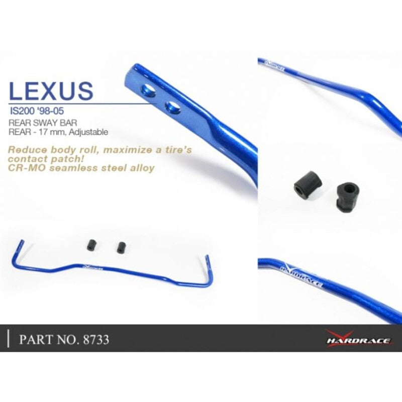 Carica immagine in Galleria Viewer, Barra Stabilizzatrice Posteriore Hardrace per Lexus IS XE10

