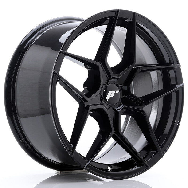 Cerchio Japan Racing JR-34 Extreme Concave 9x18 foratura su misura 5 fori ET20-42 - Nero lucido