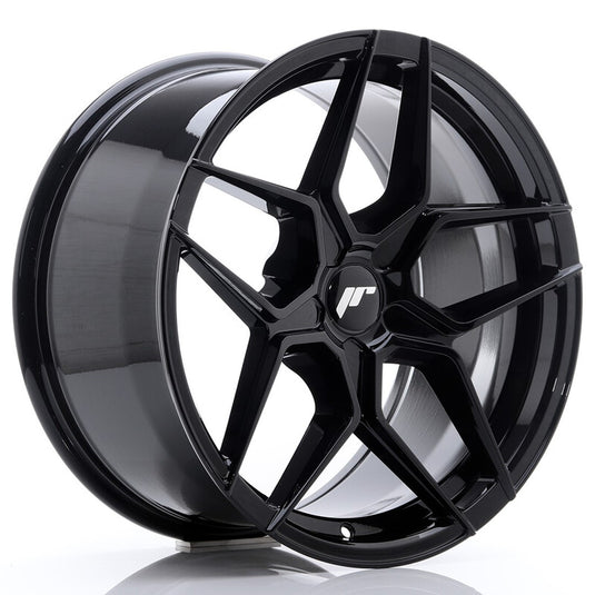 Cerchio Japan Racing JR-34 Extreme Concave 9x18 foratura su misura 5 fori ET20-42 - Nero lucido