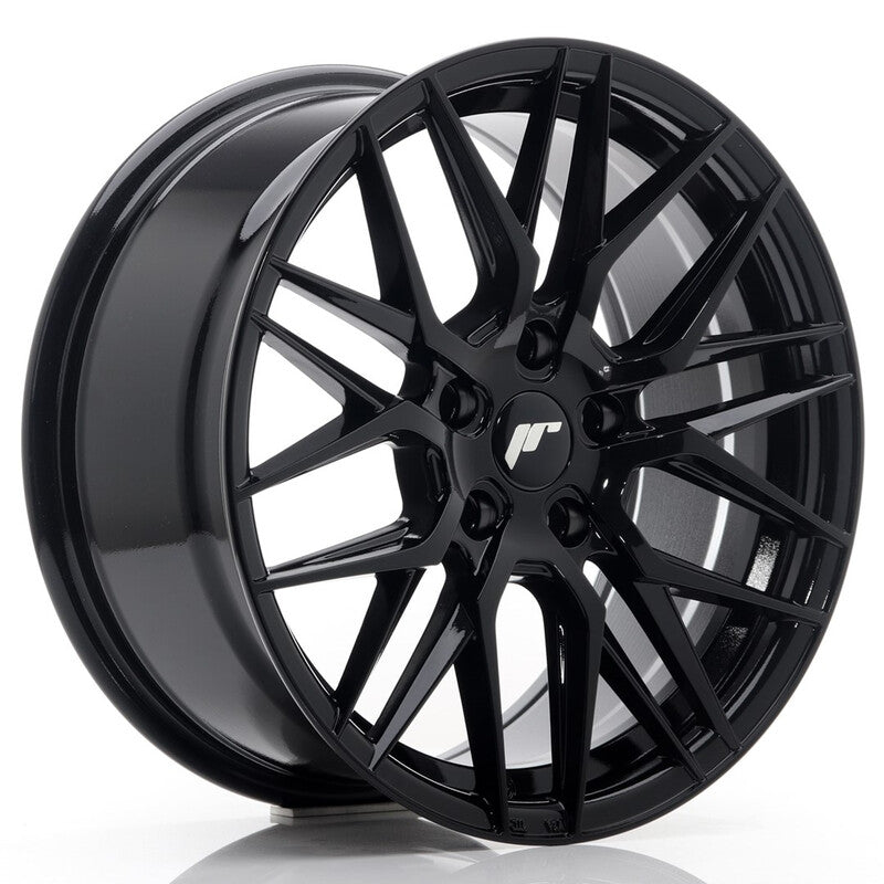 Carica immagine in Galleria Viewer, Cerchio Japan Racing JR-28 8x17 5x114.3 ET40 - Nero lucido
