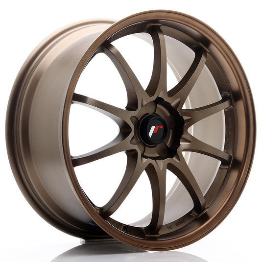 Cerchio Japan Racing JR-5 8,5x19 foratura su misura 5 fori ET43 - Bronzo anodizzato