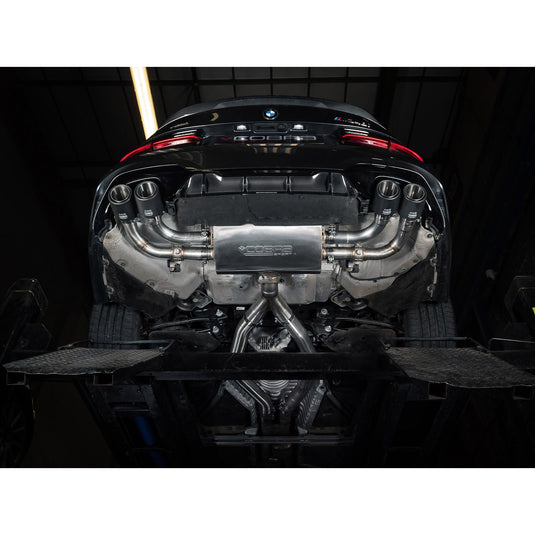 Linea di Scarico Completa Cobra per BMW M340i G20/G21 (2019+) - con Valvola, a Quattro Uscite