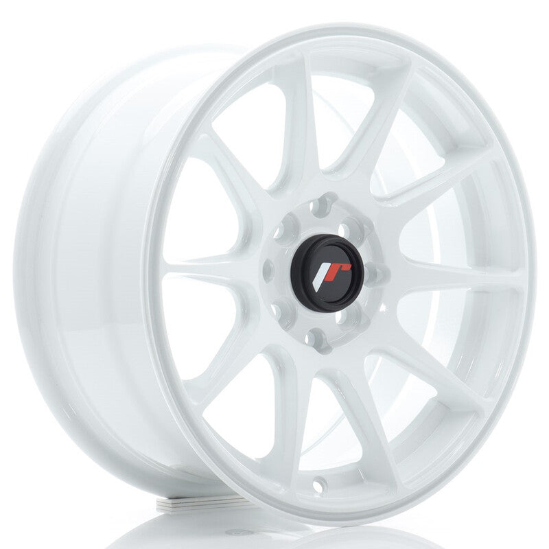 Carica immagine in Galleria Viewer, Cerchio Japan Racing JR-11 7x15 4x100/4x108 ET30 - Bianco
