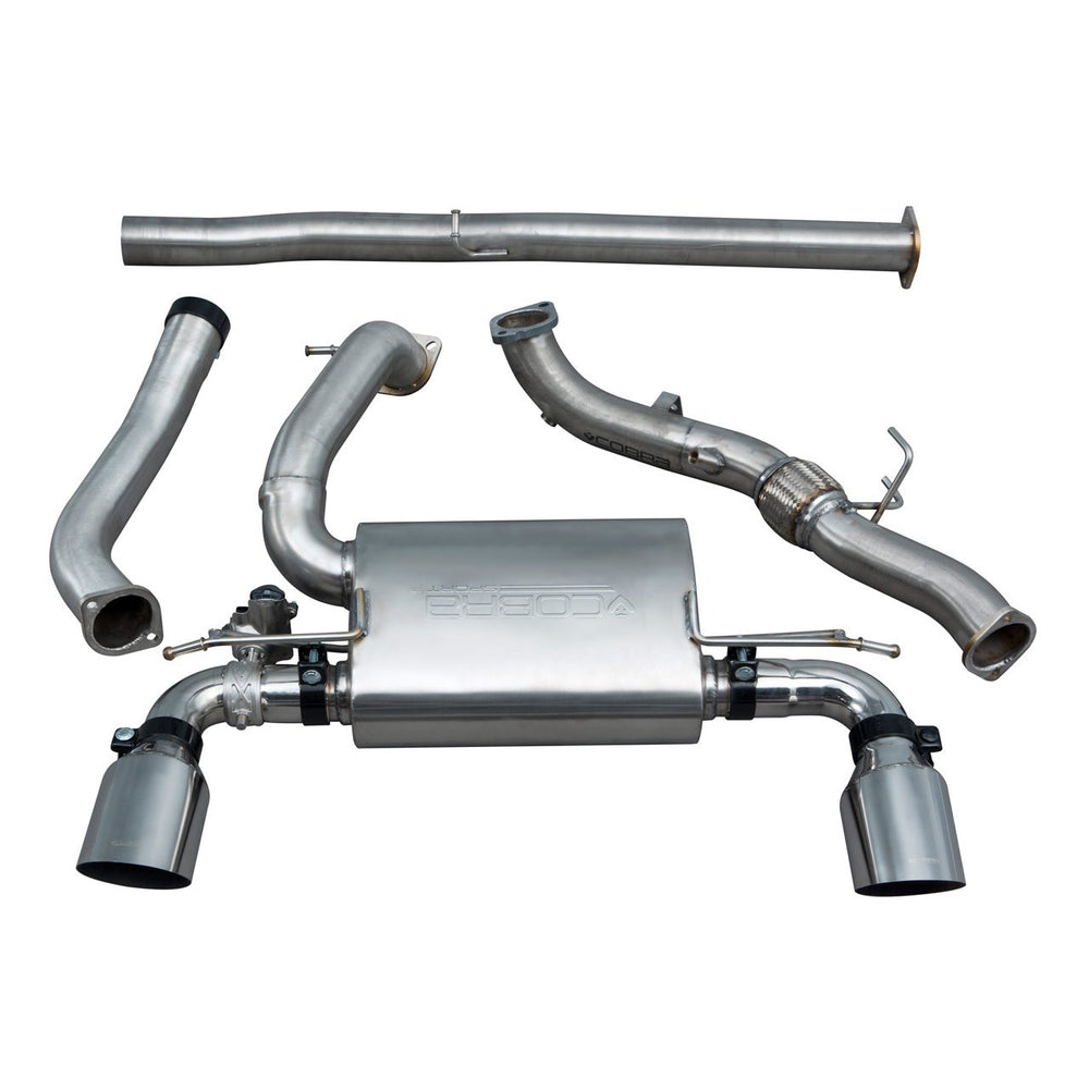 Linea di Scarico Completa "Turboback" Cobra per Ford Focus RS MK3