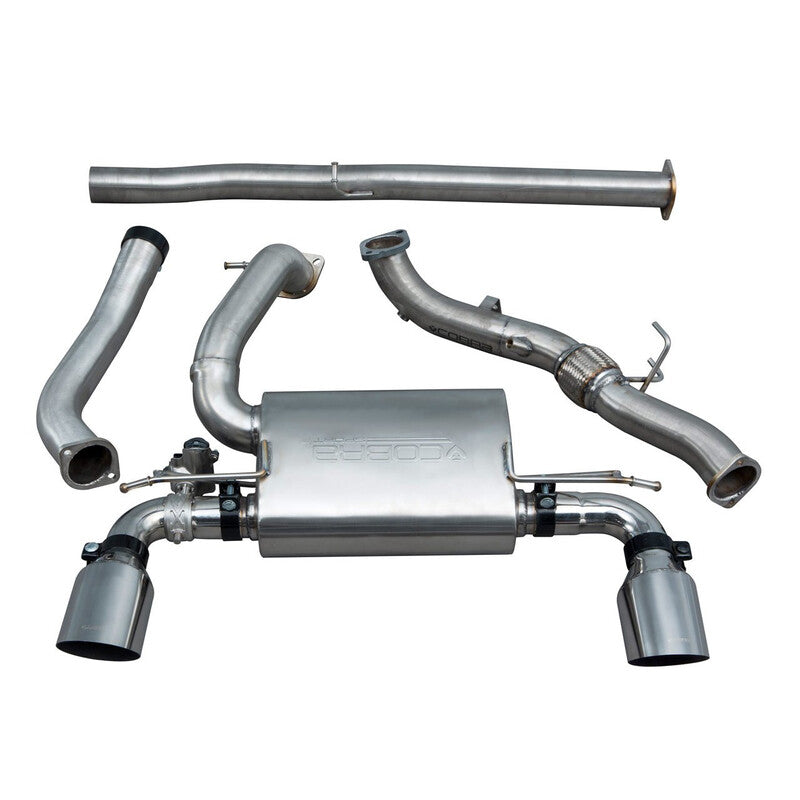 Linea di Scarico Completa "Turboback" Cobra per Ford Focus RS MK3