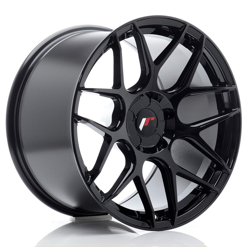 Carica immagine in Galleria Viewer, Cerchio Japan Racing JR-18 Extreme Concave 10,5x18 foratura su misura 5 fori ET0-25 - Nero lucido
