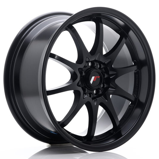 Cerchio Japan Racing JR-5 8,5x17 4x100/4x114.3 ET35 - Nero opaco satinato