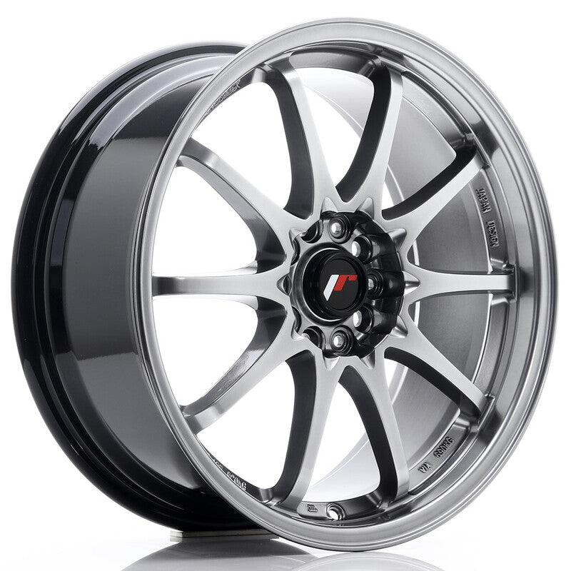 Carica immagine in Galleria Viewer, Cerchio Japan Racing JR-5 8x18 5x100 ET35 - Hyper Black
