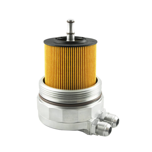 Coperchio di Filtro Olio Porta-Sensori + Attacco Radiatore BMW M52, M54, M56... (E36, E39, E46, E60, Z3, Z4...)