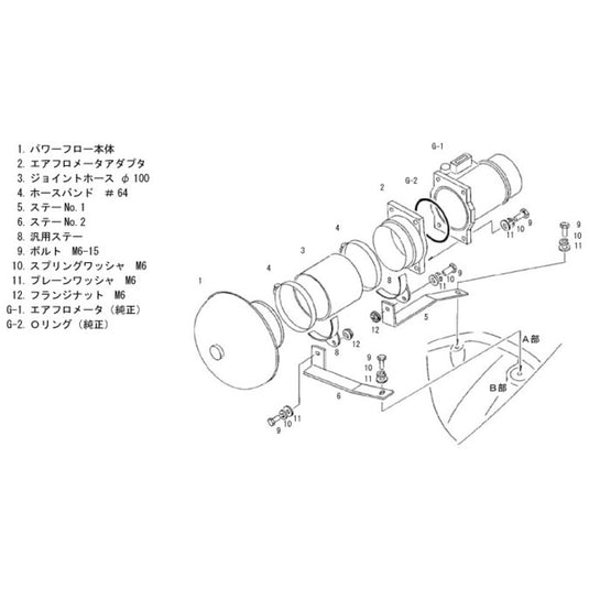 Aspirazione Diretta HKS Super Power Flow per Nissan Skyline R33 GTS-t
