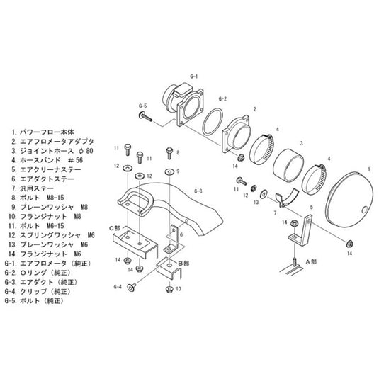 Aspirazione Diretta HKS Super Power Flow per Nissan 200SX S14 / S14A