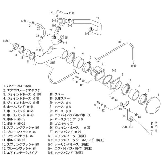 Aspirazione Diretta HKS Racing Suction per Mitsubishi Lancer Evo 5