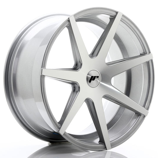Cerchio Japan Racing JR-20 Extreme Concave 10x20 foratura su misura 5 fori ET20-40 - Argento lucidato