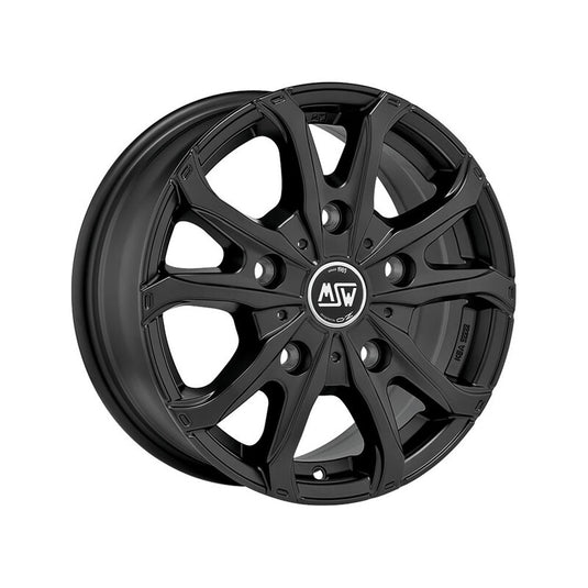 Cerchio MSW 48 Van 7,5x18 5x120 ET43 - Nero opaco satinato
