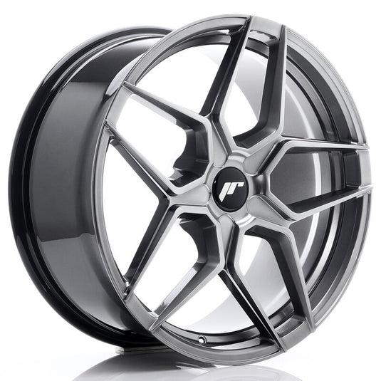 Cerchio Japan Racing JR-34 8,5x19 foratura su misura 5 fori ET20-40 - Hyper Black