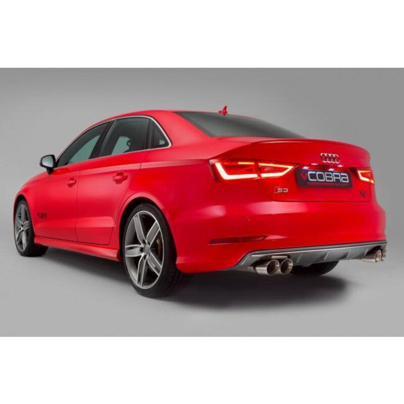 Linea di Scarico "Catback" Cobra per Audi S3 8V Berlina (12-20) - con Valvola