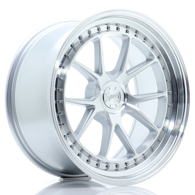 Cerchio Japan Racing JR-39 9,5x19 foratura su misura 5 fori ET15-35 - Argento