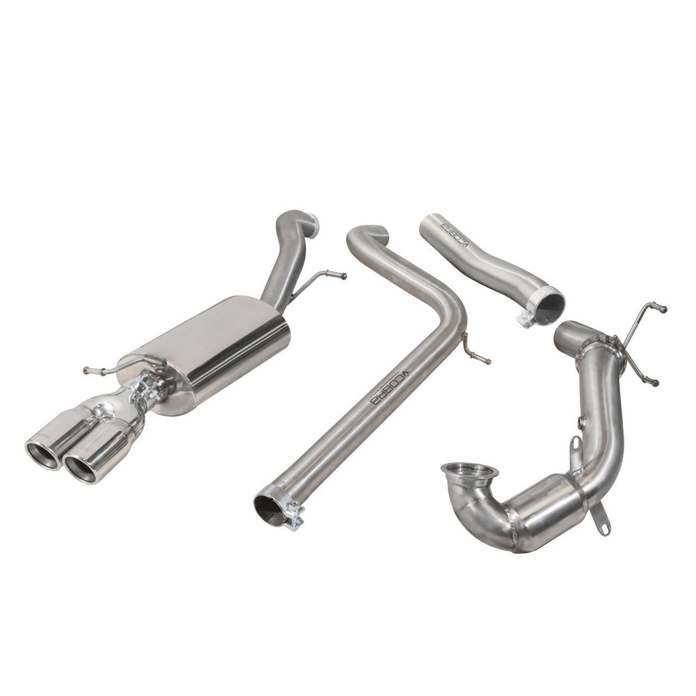 Linea di Scarico Completa "Turboback" Cobra per VW Polo 6C GTI 1.8L TSI (15-17)
