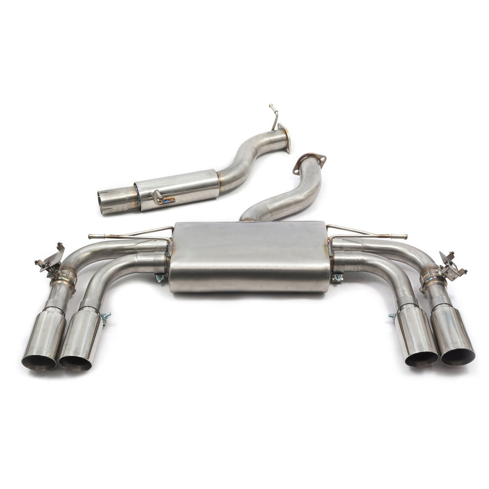 Linea di Scarico "Catback" Cobra per Audi S3 8V Berlina (12-20) - con Valvola