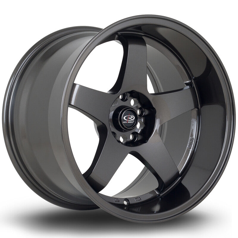 Carica immagine in Galleria Viewer, Cerchio Rota GTR-D 12x18 5x114.3 ET20 - Gunmetal
