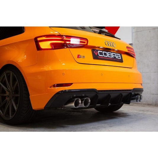 Linea di Scarico Completa "Turboback" Cobra per Audi S3 8V 3 Porte (12-20) - con Valvola