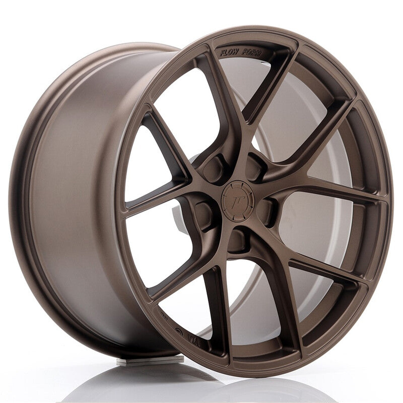 Carica immagine in Galleria Viewer, Cerchio Japan Racing SL-01 Super Light 10,5x18 foratura su misura 5 fori ET25-38 - Bronzo
