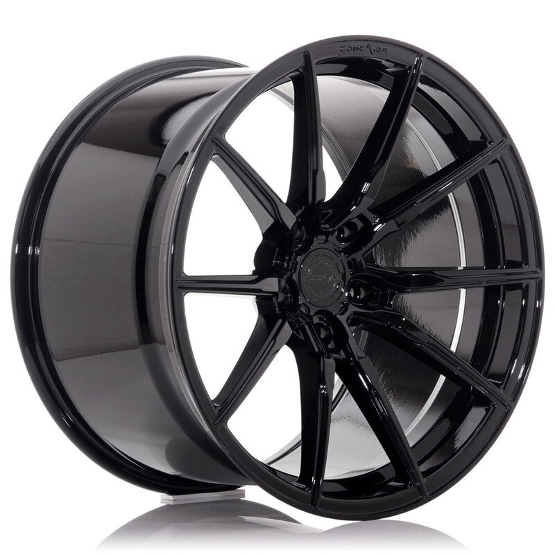 Carica immagine in Galleria Viewer, Cerchio Concaver CVR4 8x20 foratura su misura 5 fori ET20-40 - Nero platino
