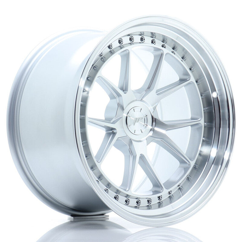 Cerchio Japan Racing JR-39 10,5x18 foratura su misura 5 fori ET15-22 - Argento