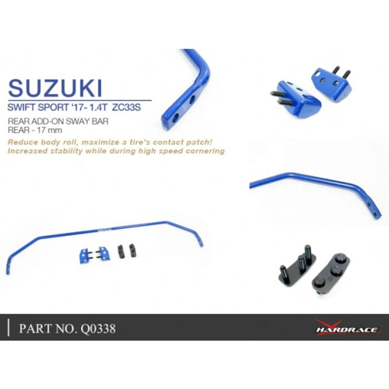 Carica immagine in Galleria Viewer, Kit Barra Stabilizzatrice Posteriore Hardrace per Suzuki Swift Sport ZC33S
