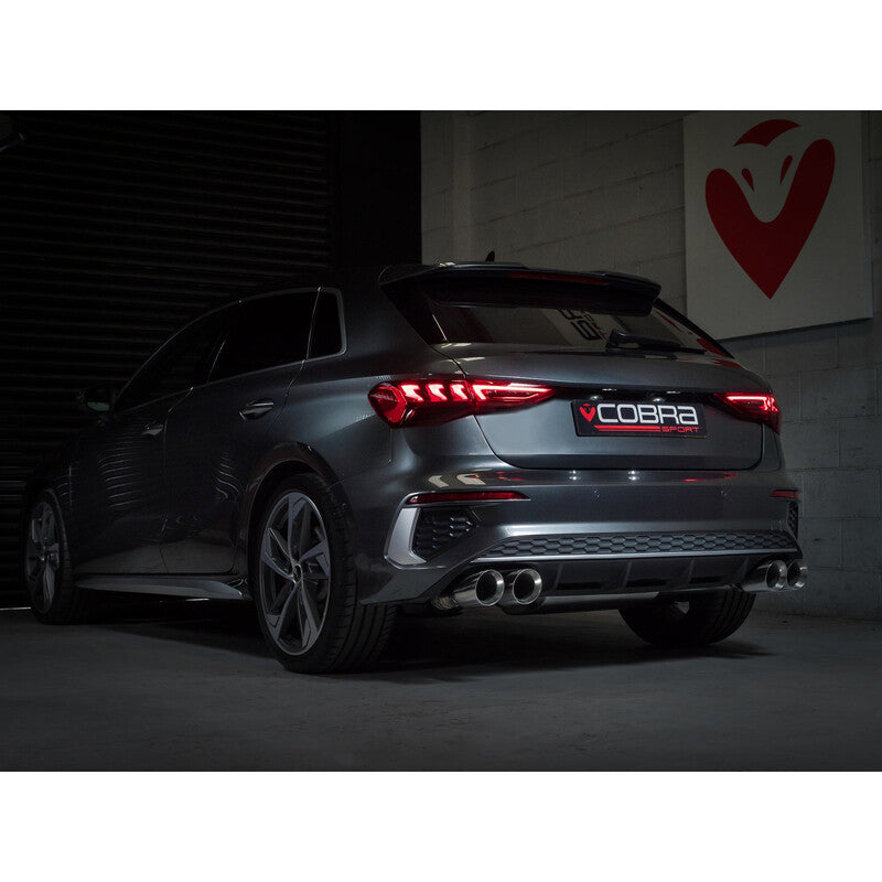 Carica immagine in Galleria Viewer, Linea di Scarico Completa Cobra per Audi S3 8Y Sportback (2020+) - con Valvola, Race
