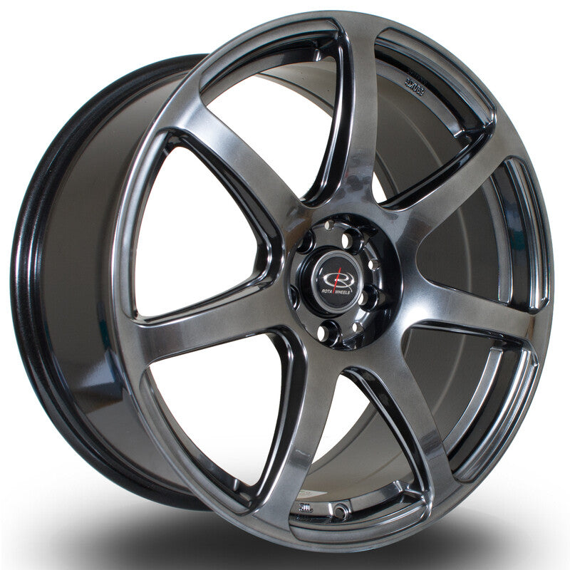Carica immagine in Galleria Viewer, Cerchio Rota Pro R 8,5x18 5x100 ET44 - Hyper Black
