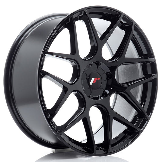 Cerchio Japan Racing JR-18 Extreme Concave 9x20 foratura su misura 5 fori ET20-40 - Nero lucido
