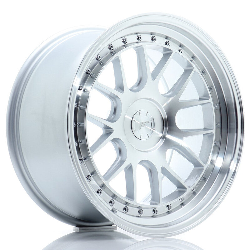 Cerchio Japan Racing JR-40 9,5x18 foratura su misura 5 fori ET15-35 - Argento