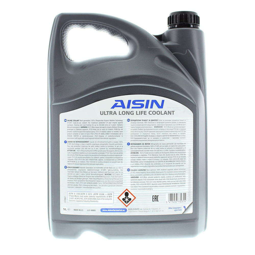 5L Liquido Refrigerante Aisin Ultra Long Life