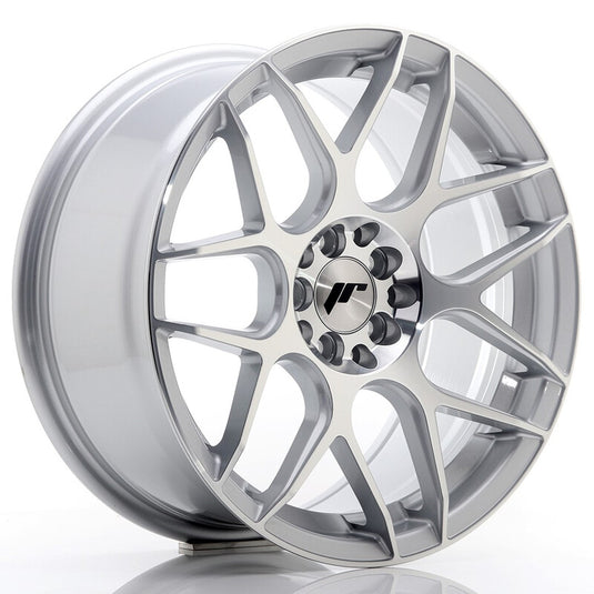 Cerchio Japan Racing JR-18 8x17 4x100/4x114.3 ET35 - Argento lucidato