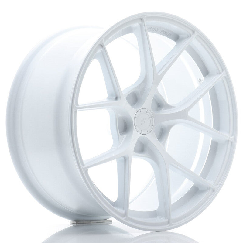 Cerchio Japan Racing SL-01 Super Light 9,5x18 foratura su misura 5 fori ET25-38 - Bianco