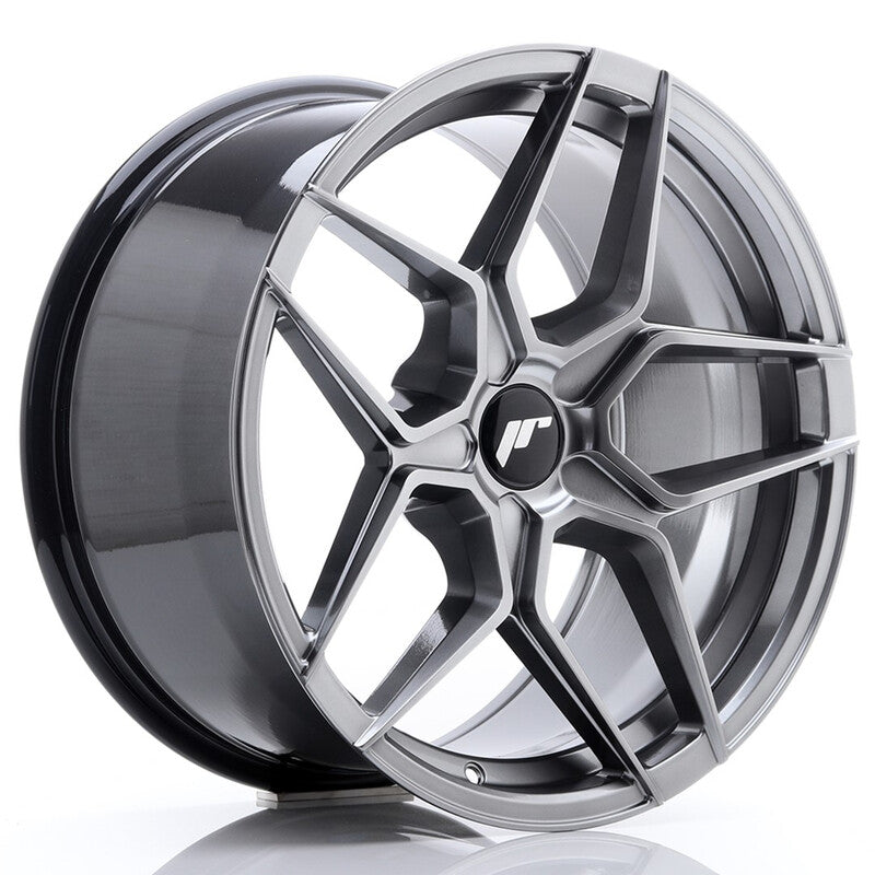 Carica immagine in Galleria Viewer, Cerchio Japan Racing JR-34 Extreme Concave 9x18 foratura su misura 5 fori ET20-42 - Hyper Black
