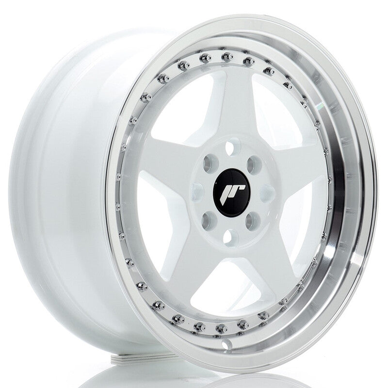 Carica immagine in Galleria Viewer, Cerchio Japan Racing JR-6 7x16 4x100 ET35 - Bianco
