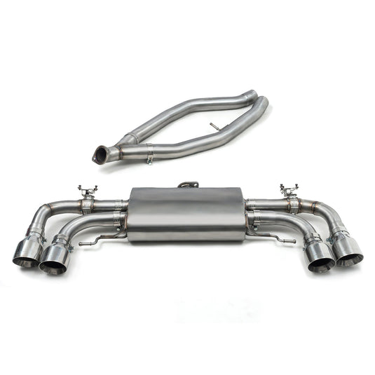 Linea di Scarico Completa Cobra per BMW M440i G22/G23 (2022+) - con Valvola, a Quattro Uscite