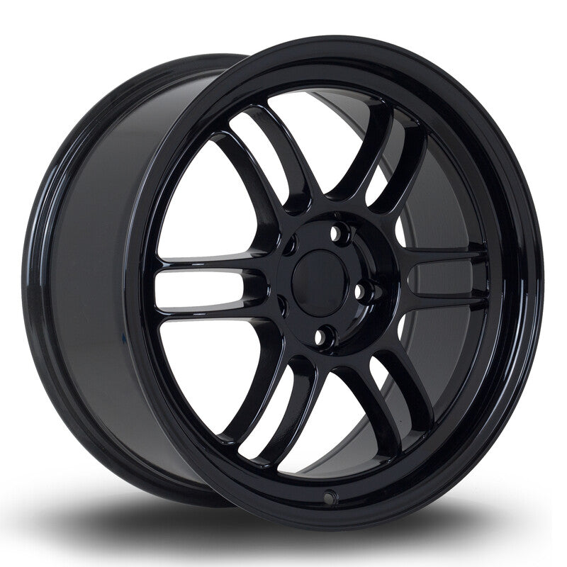 Cerchio Rota TFS3 8,5x18 5x114.3 ET44 - Nero lucido