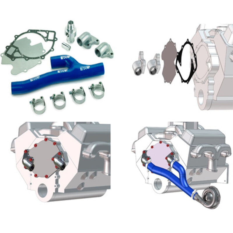 Carica immagine in Galleria Viewer, Kit Eliminazione Pompa Acqua per Motori Ford Big Block
