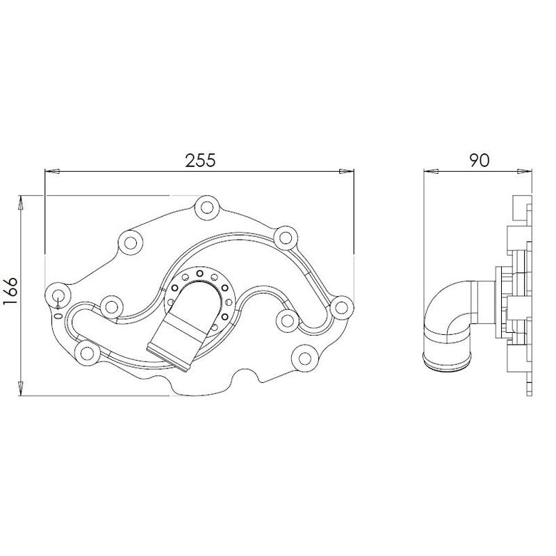 Kit Eliminazione Pompa Acqua per Motori Ford Windsor 1994+