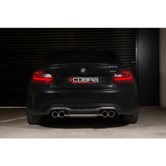 Linea di Scarico "Catback" Cobra per BMW M2 F87 - con Valvola (Ø3")