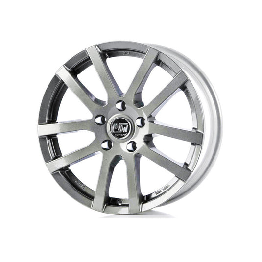 Cerchio MSW 22 6,5x16 4x100 ET37 - Argento lucidato