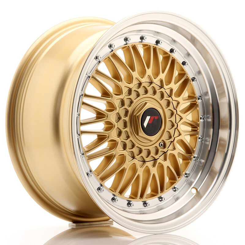 Carica immagine in Galleria Viewer, Cerchio Japan Racing JR-9 8,5x17 foratura su misura 4/5 fori ET20-35 - Oro
